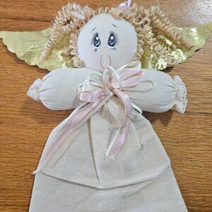 Vintage Homemade Christmas Tree Angel